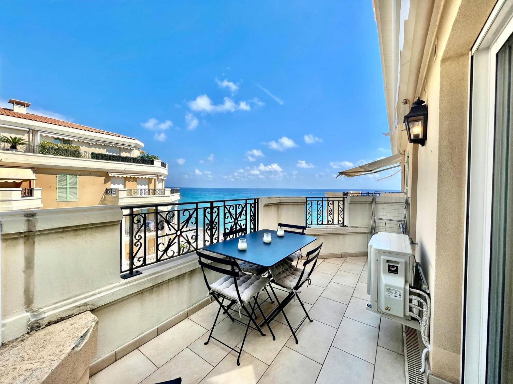 'Le Victoria Beach' Vue Mer Plein Centre, Spacieux Menton Eksteriør bilde